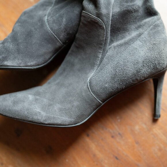 Stuart Weitzman Wren Suede Mid-Calf Boots sz 8.5 B New NWOB $575 Shoes Heels - Picture 2 of 4
